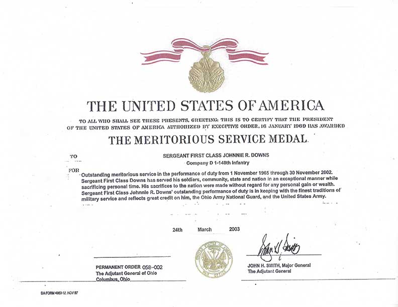 Meritorious